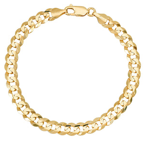 7MM Flat Curb Bracelet