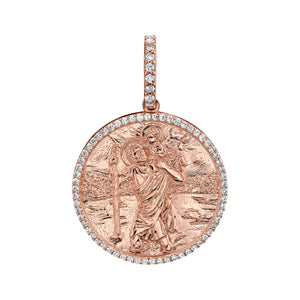 Standard Diamond St. Christopher Pendant