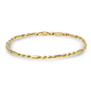 3MM Figarope Bracelet