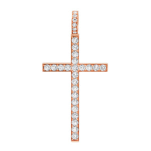 Large Flooded Diamond Boss Cross