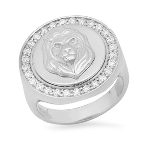 Diamond Lion Ring