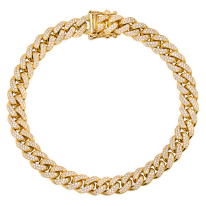 7MM Diamond Miami Cuban Link