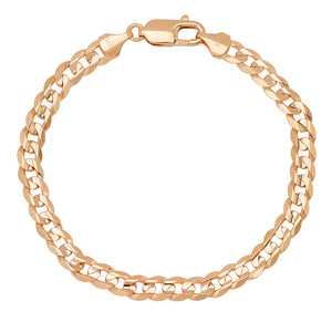 6MM Flat Curb Bracelet