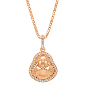 Mini Diamond Buddha Pendant