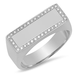 Diamond Flat Ring