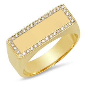 Diamond Flat Ring