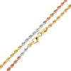2.5MM TRI COLOR Rope Chain (DIAMOND CUT)