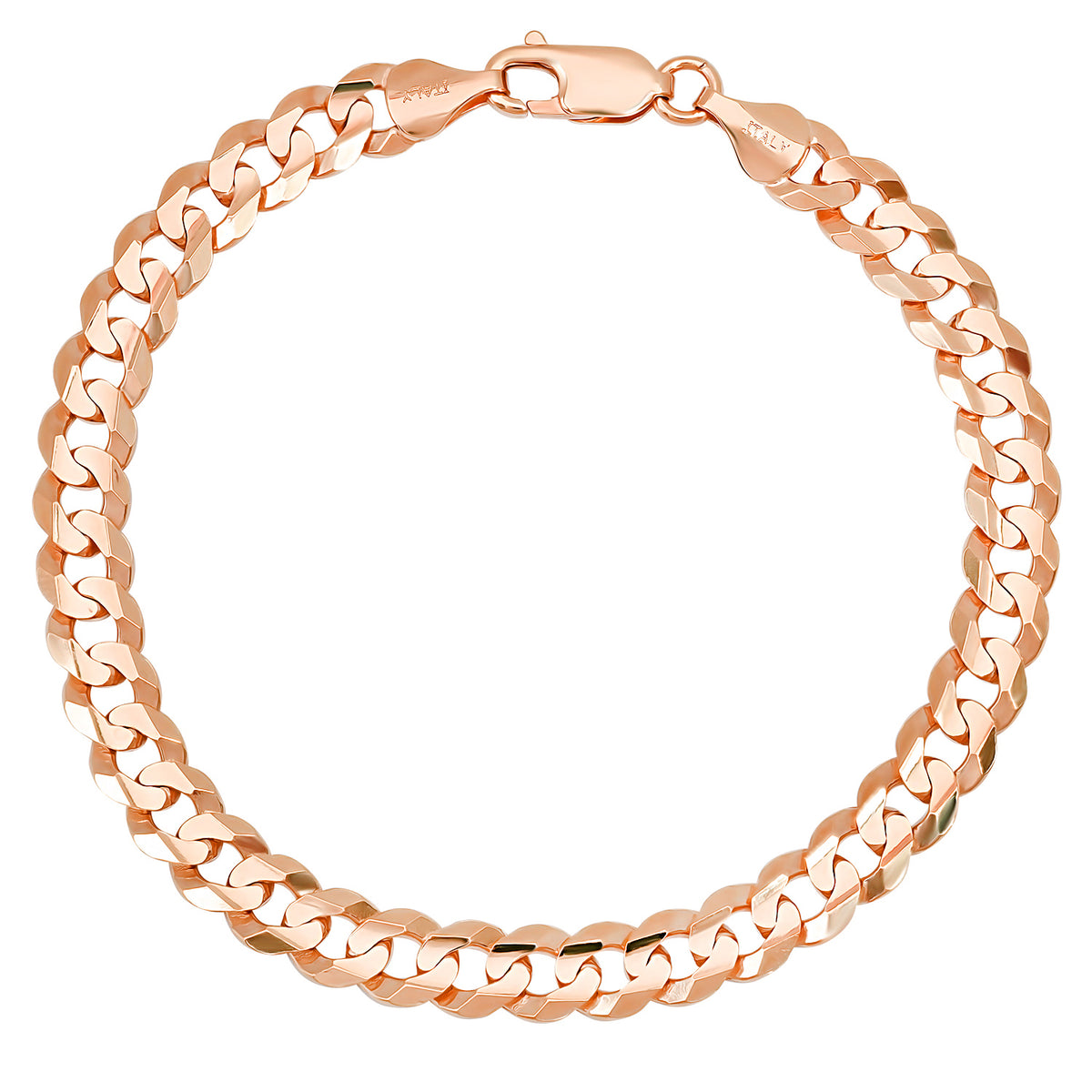 7MM Flat Curb Bracelet
