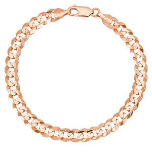 7MM Flat Curb Bracelet