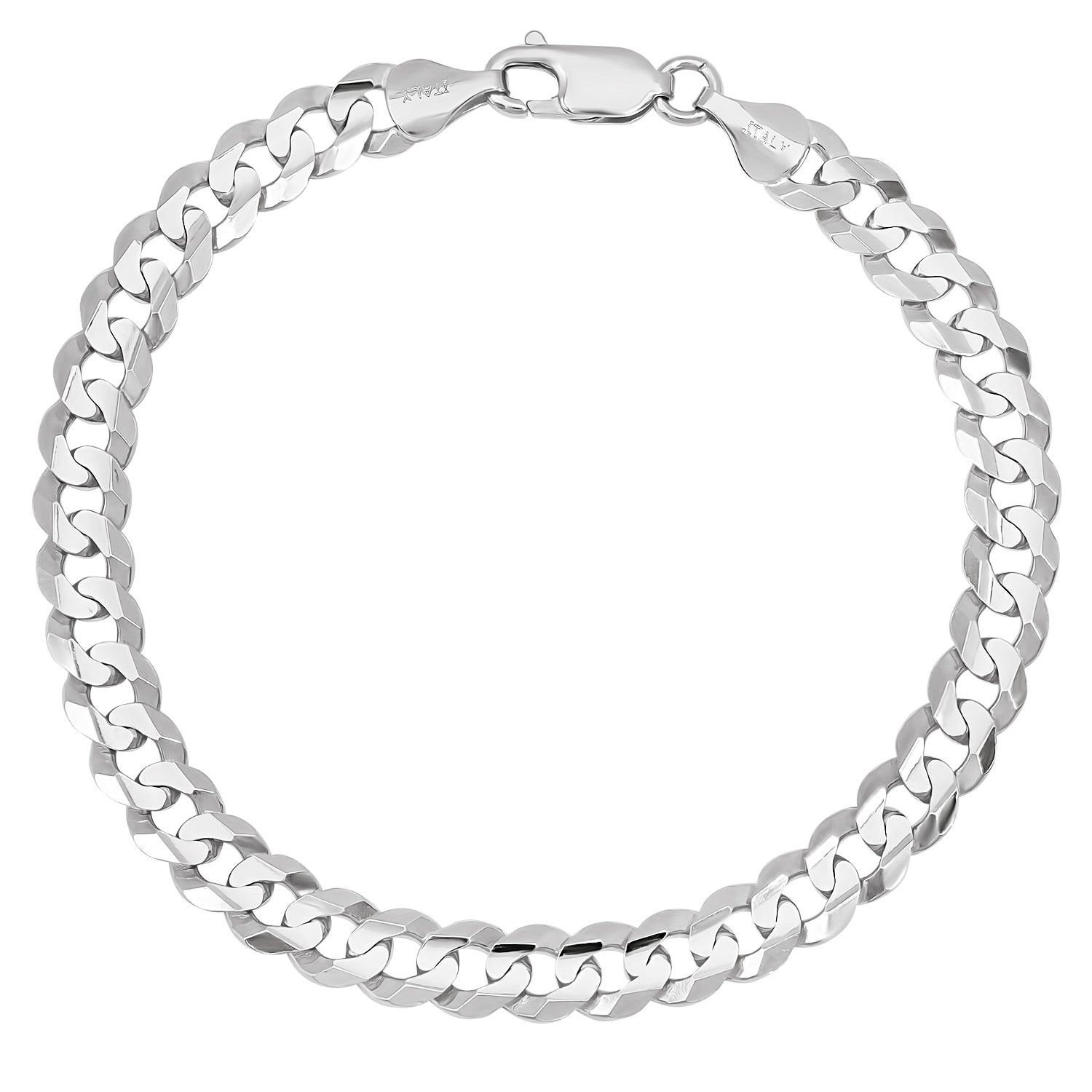 7MM Flat Curb Bracelet