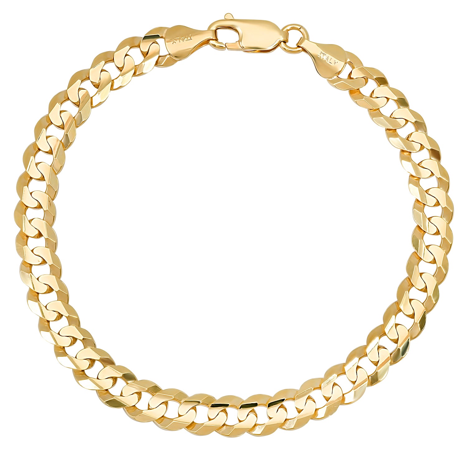 7MM Flat Curb Bracelet