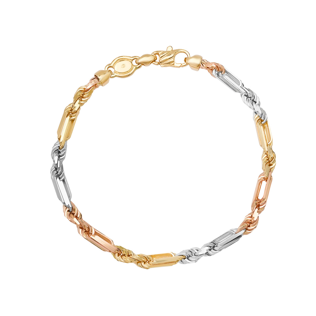 4.5MM TRI COLOR Figarope (DIAMOND CUT)