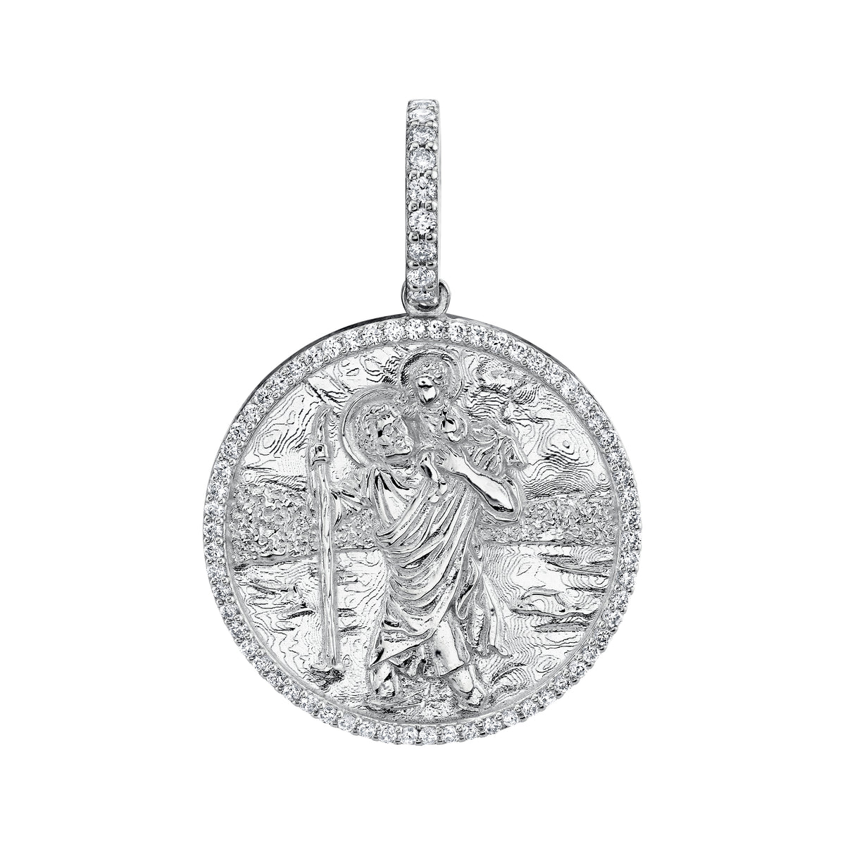 Standard Diamond St. Christopher Pendant