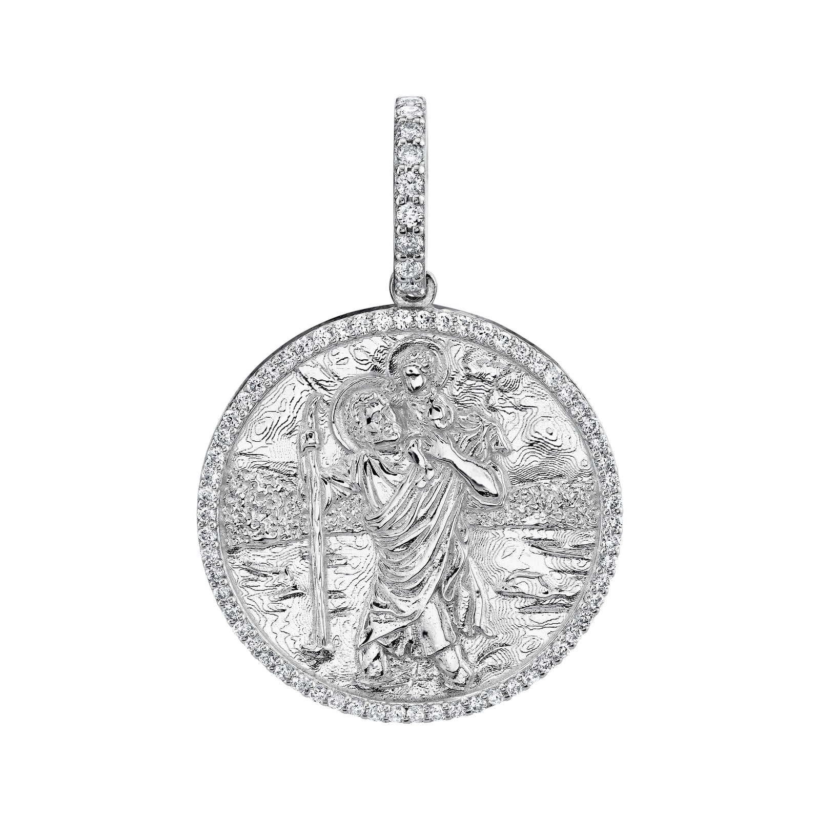 Standard Diamond St. Christopher Pendant