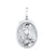 Mini Oval Virgin Mary Pendant