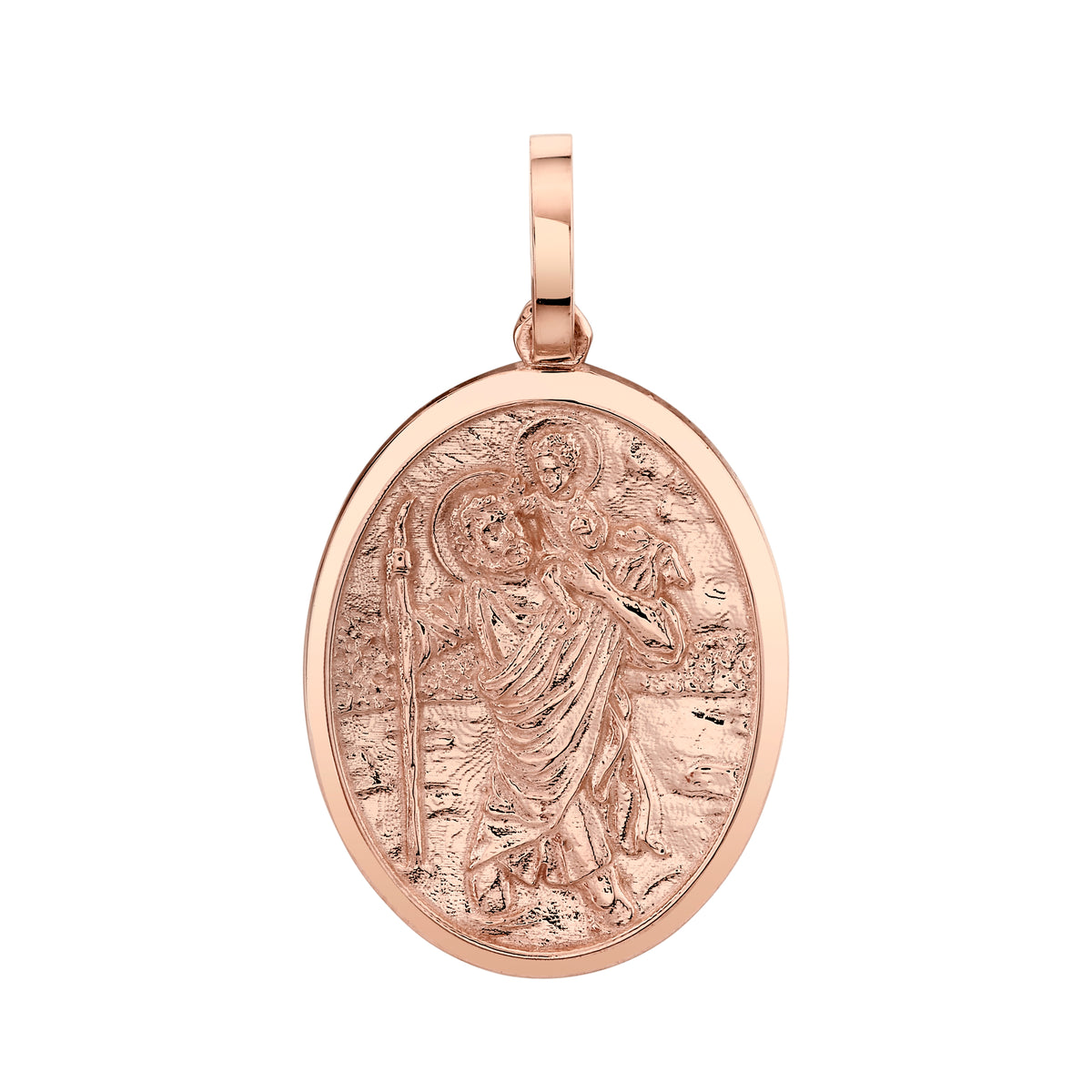 Standard Oval St. Christopher Pendant