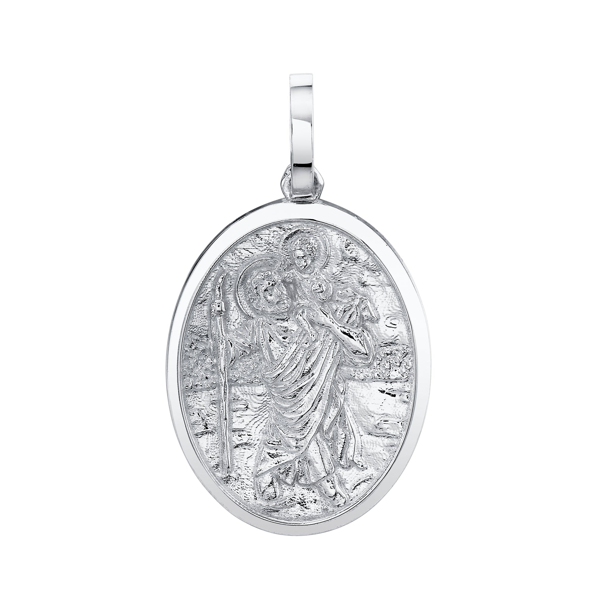 Standard Oval St. Christopher Pendant