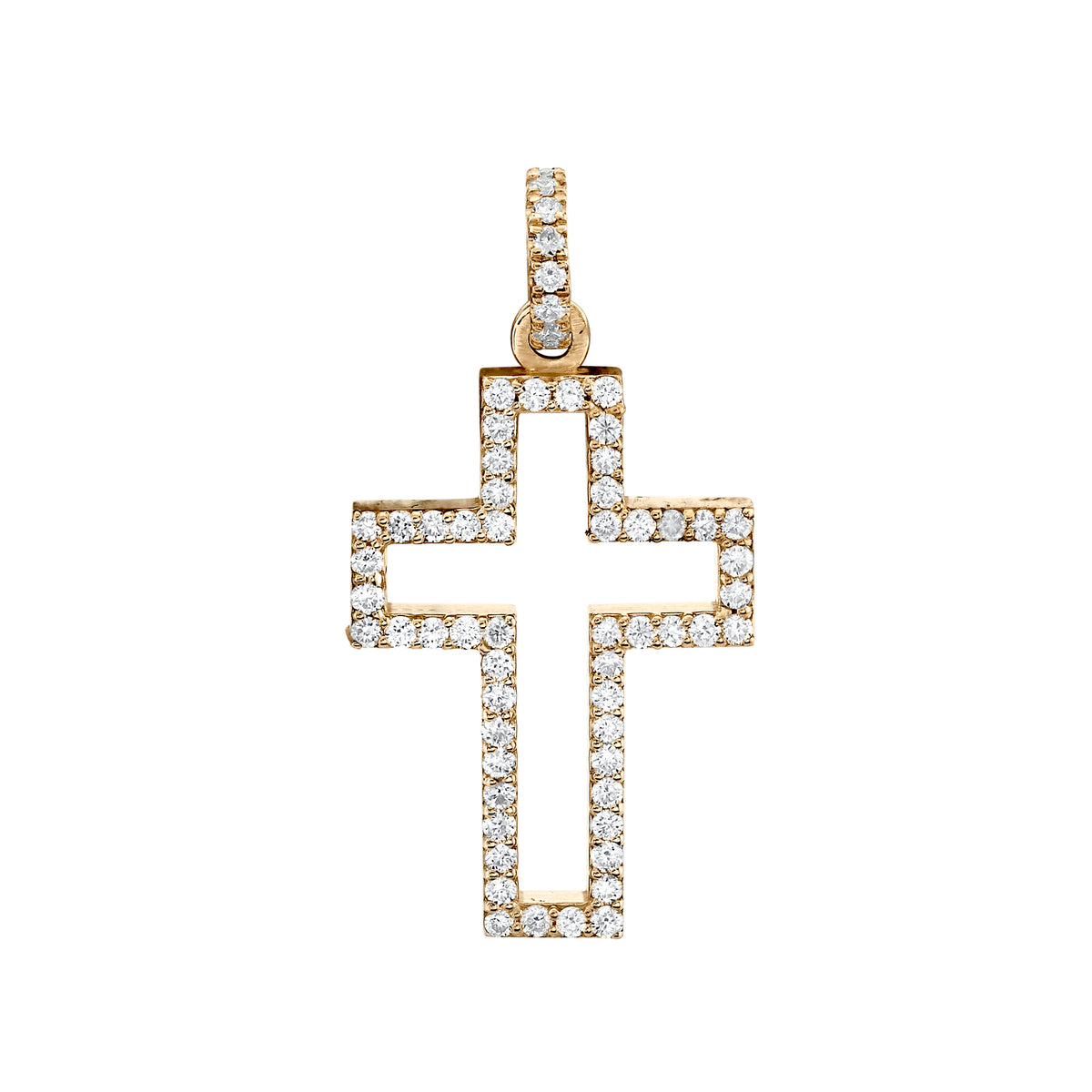 Mini Diamond Silhouette Cross