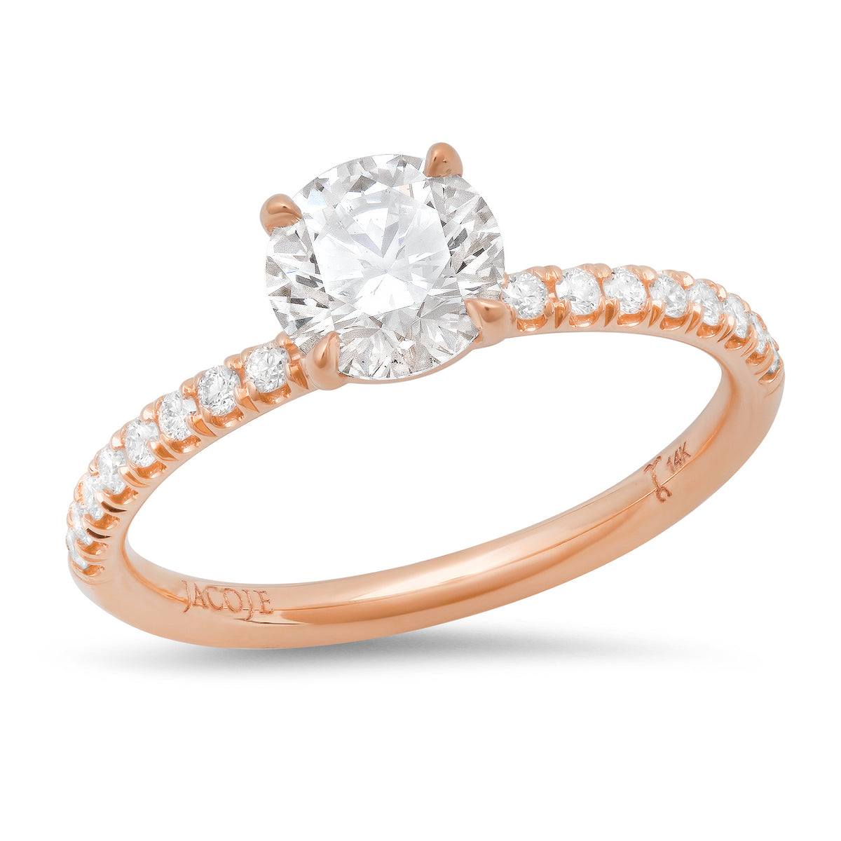 Solitaire Diamond Ring (Diamond Band)