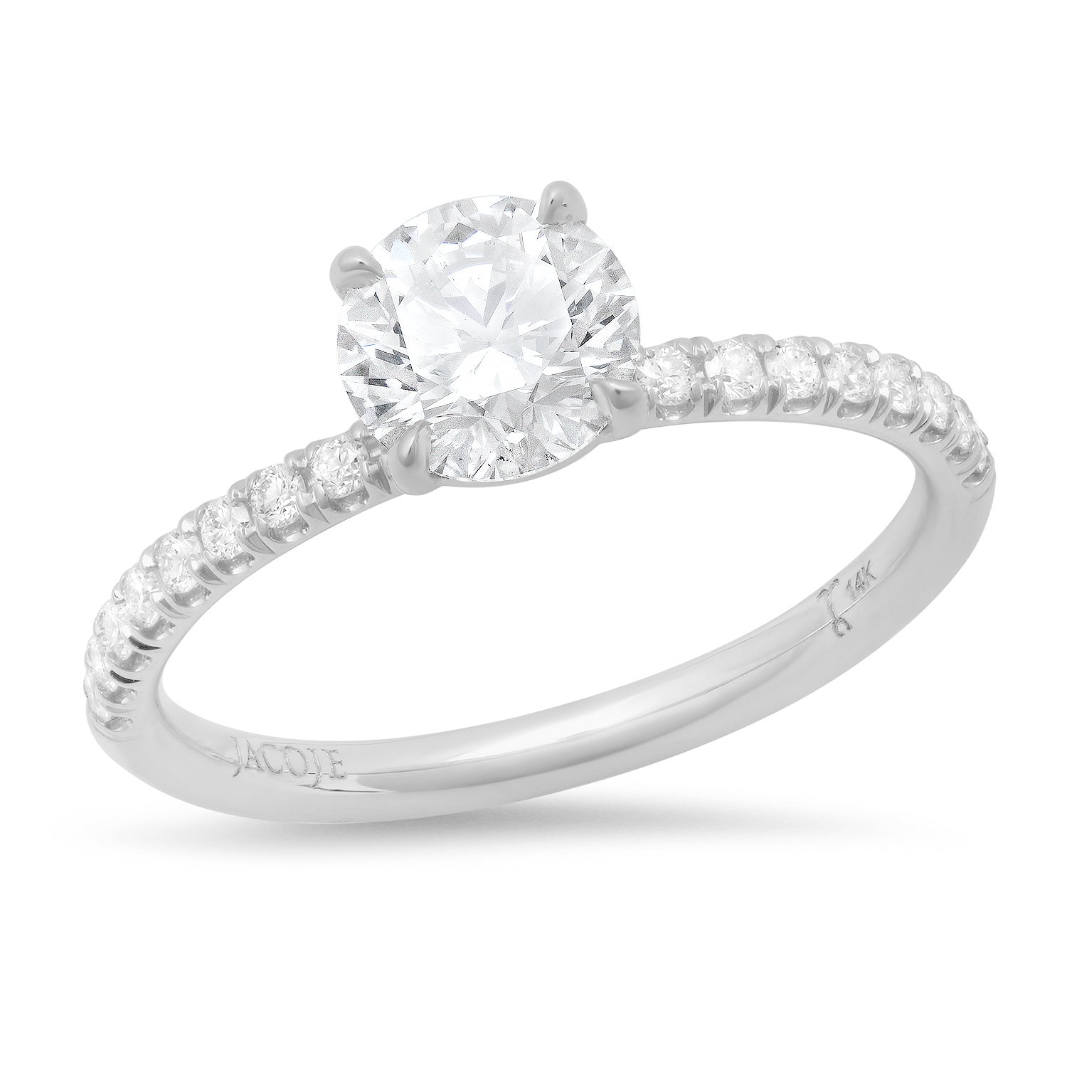 Solitaire Diamond Ring (Diamond Band)