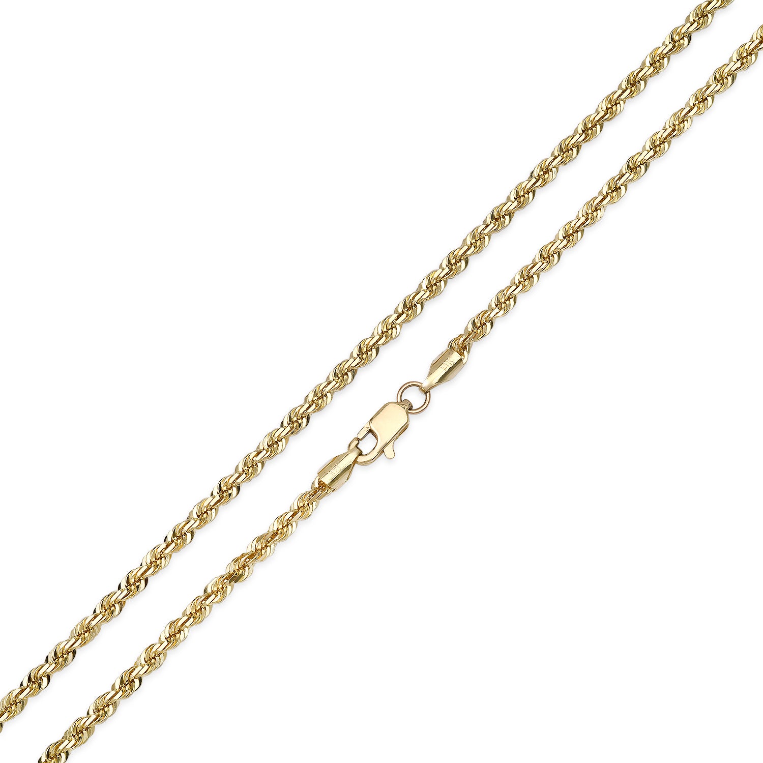 3MM CALI Rope Chain (DIAMOND CUT)