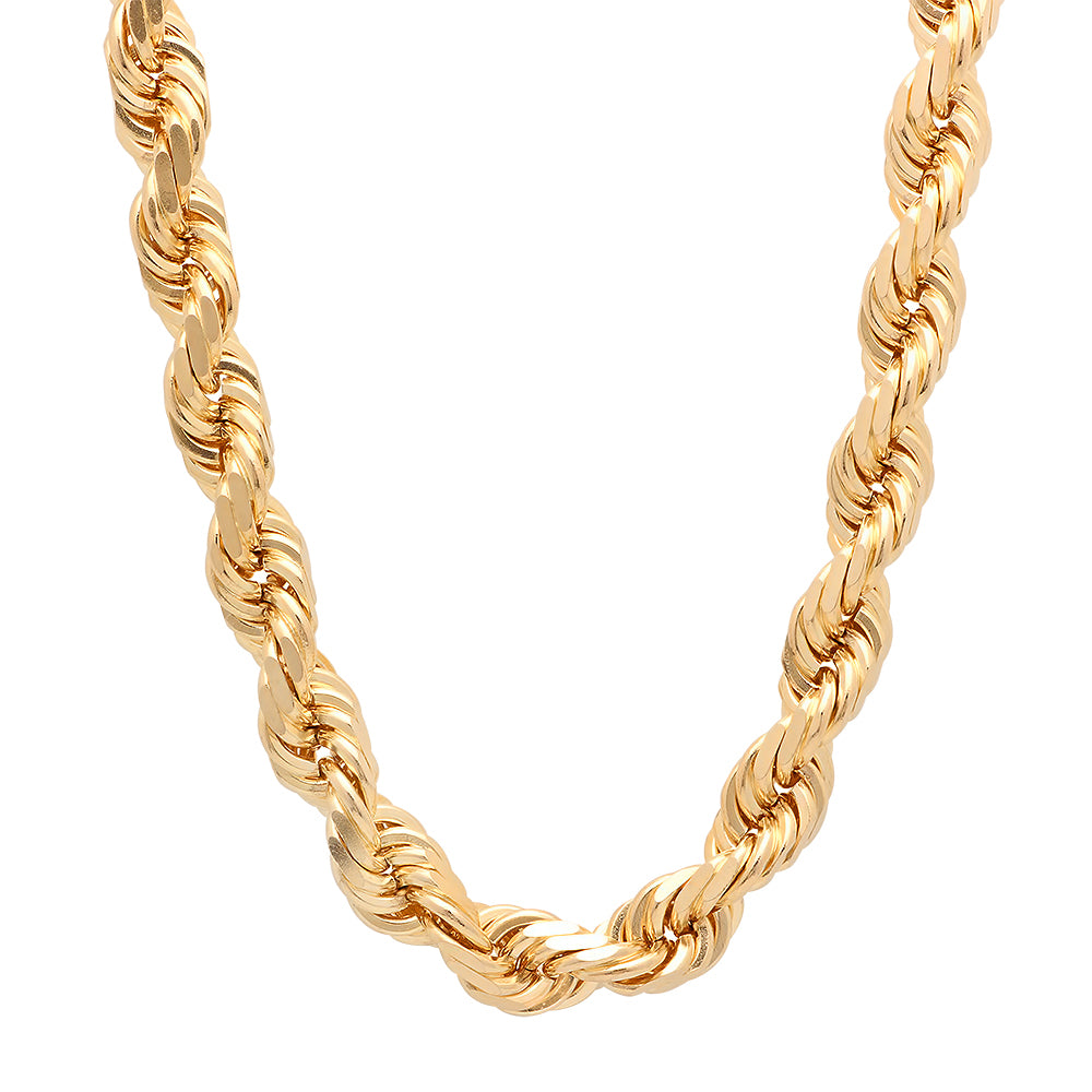 10mm diamond cut rope chain Clearance