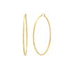 2MM Gold Hoops (1 3/4 inch)