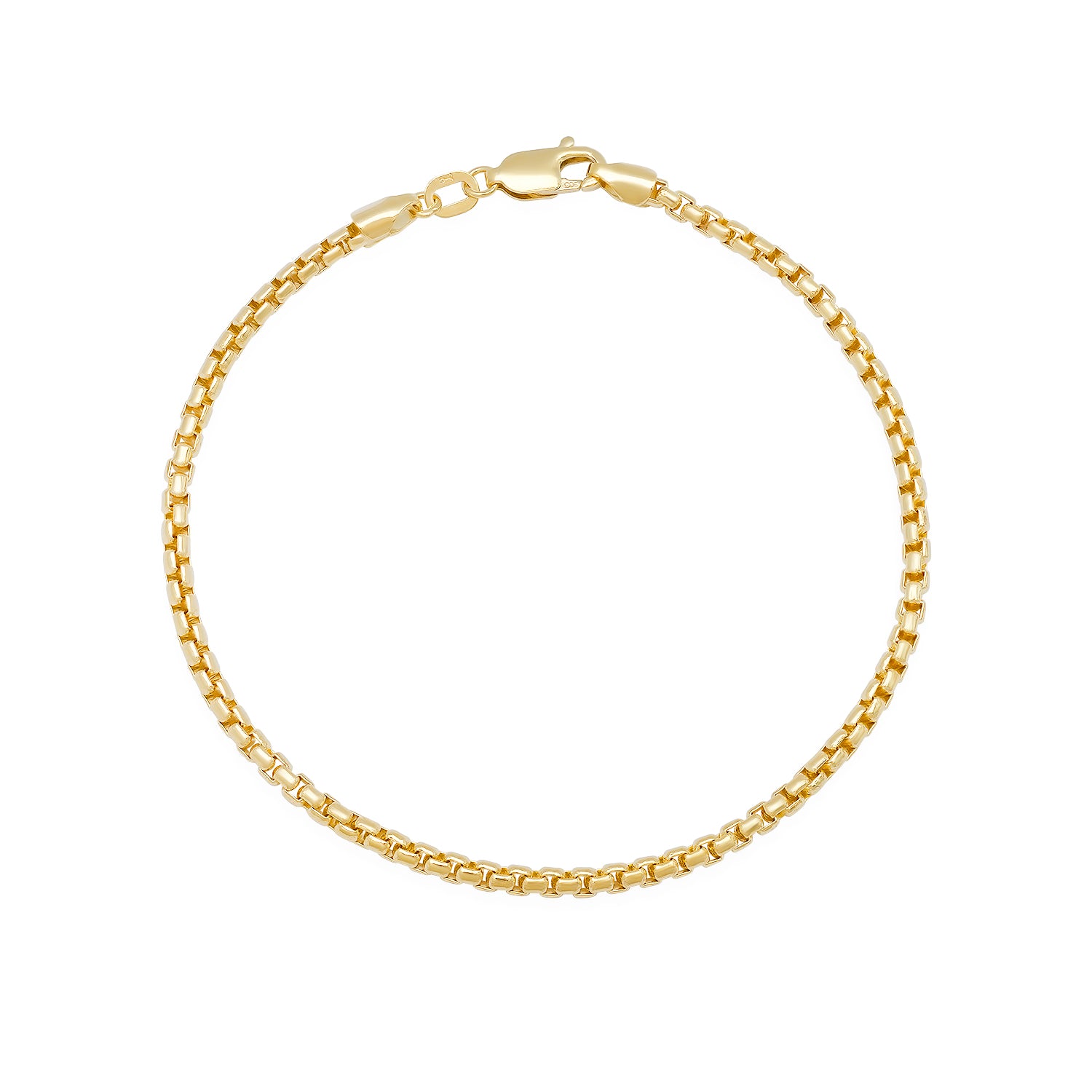 Rope Bracelet - 2.5mm - Men's Gold Bracelet - JAXXON