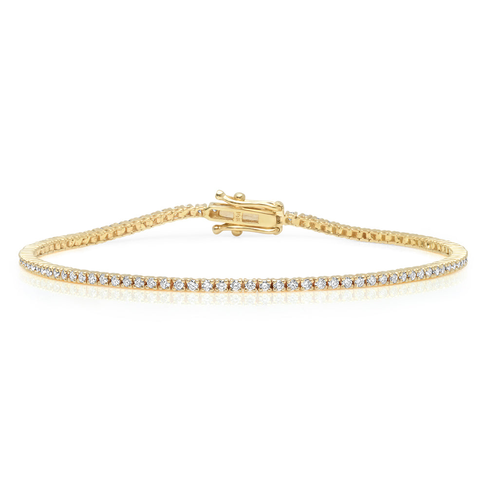 Tiny diamond bracelet