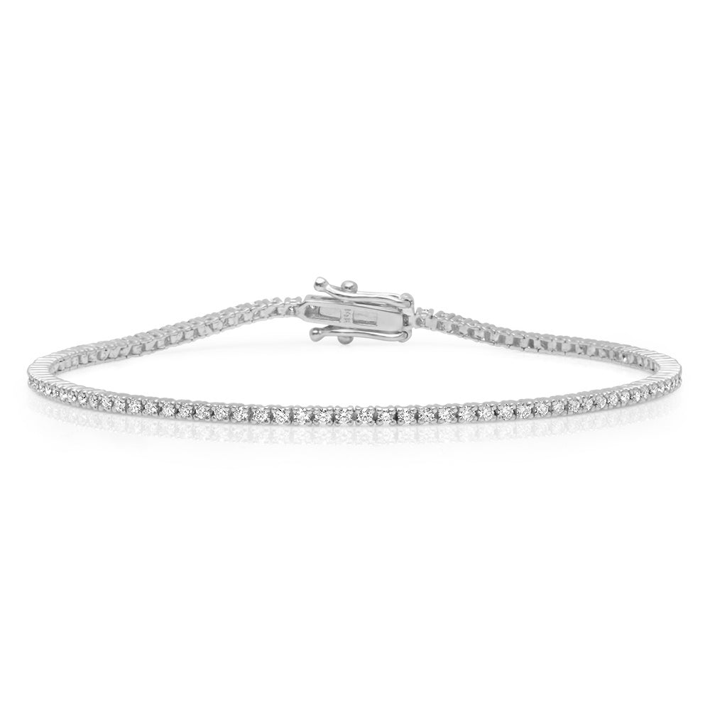 Tiny diamond bracelet