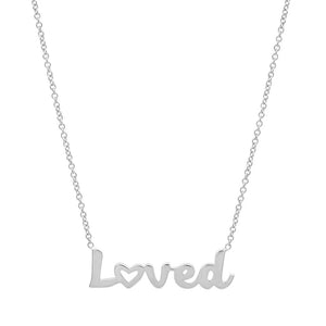 Loved heart necklace