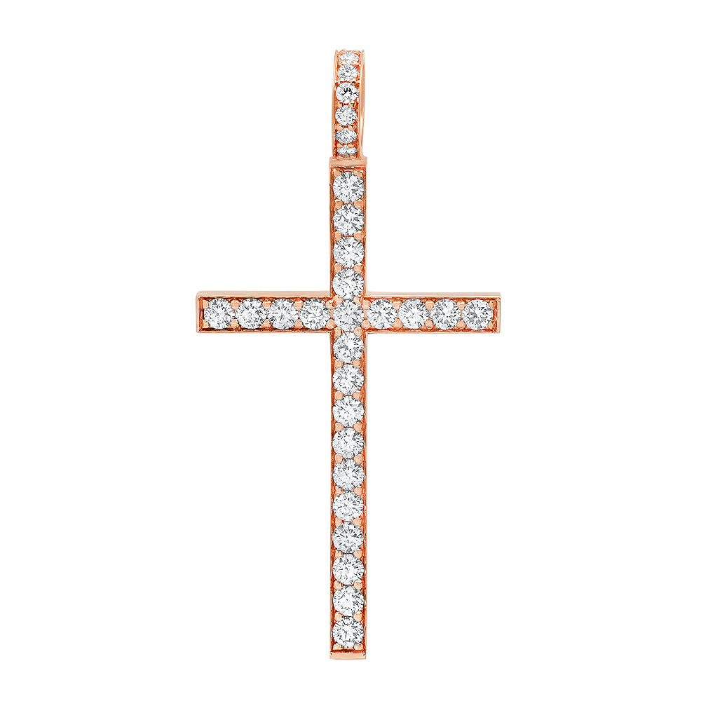 Large Flooded Diamond Boss Cross