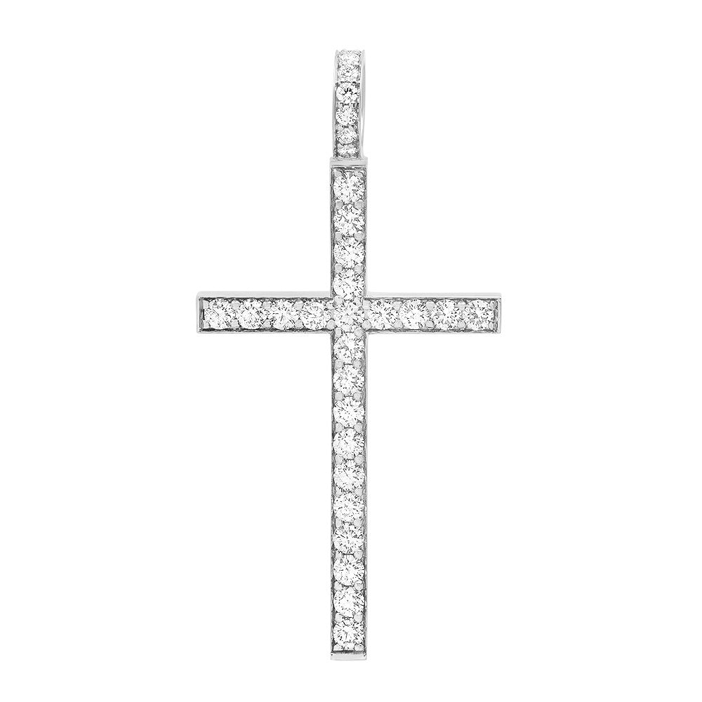 Large Flooded Diamond Boss Cross