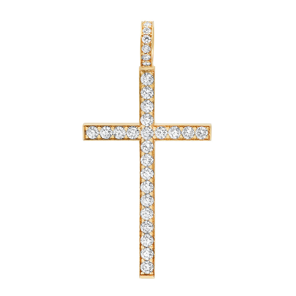 Large Flooded Diamond Boss Cross