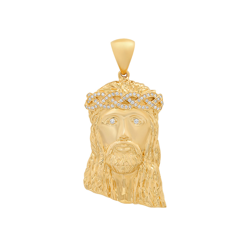 Large Diamond Jesus Piece