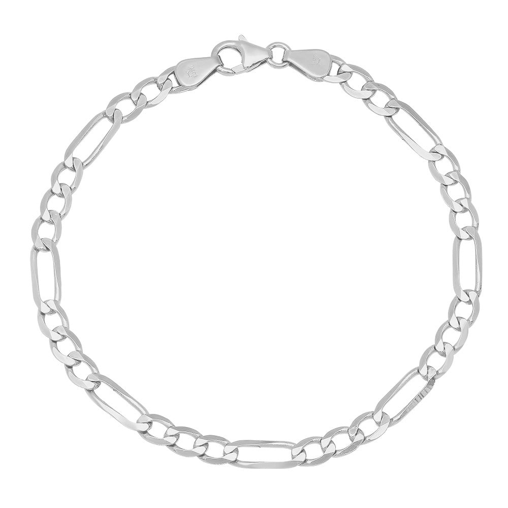 4.5MM Figaro Bracelet