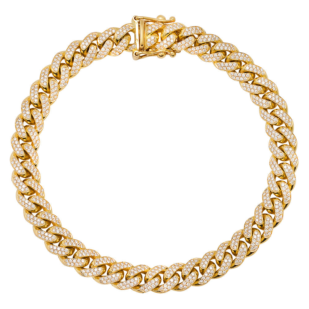 7MM Diamond Miami Cuban Link