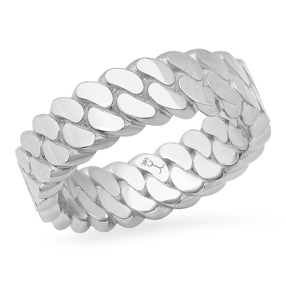7MM Cuban Link Ring