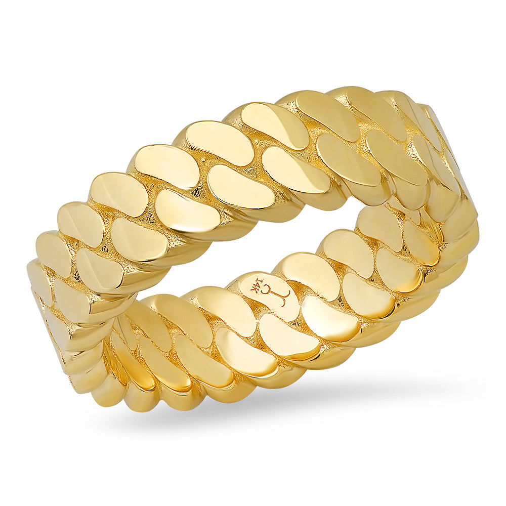 7MM Cuban Link Ring