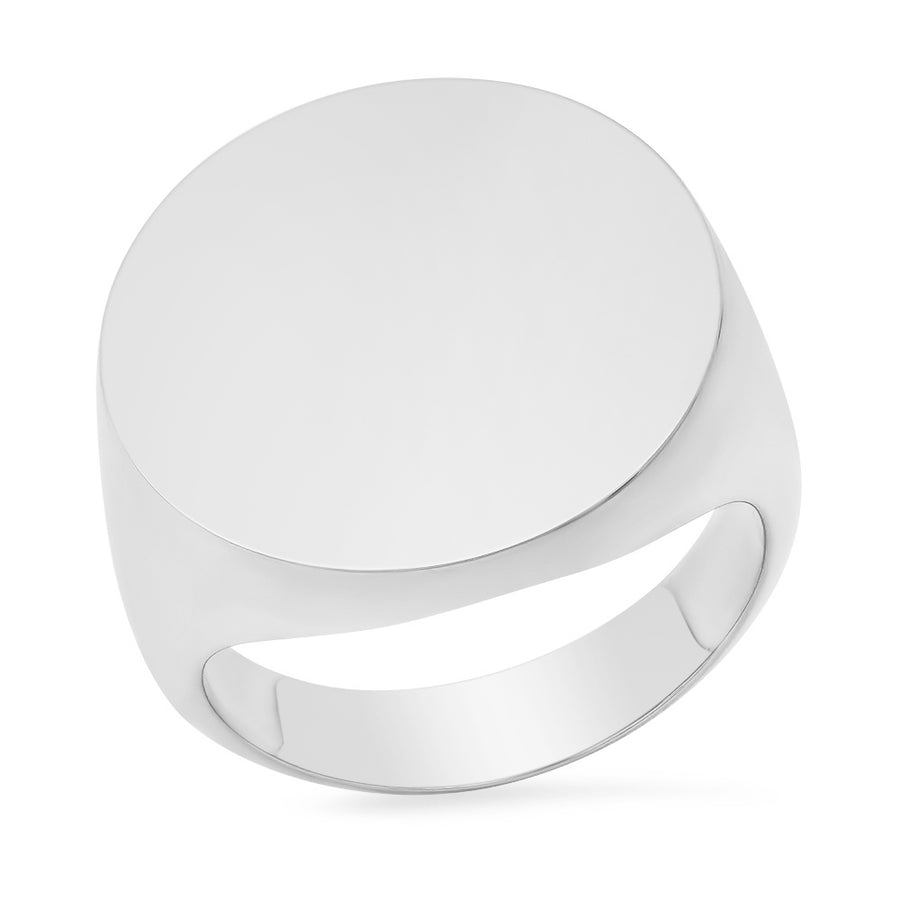 Round Signet Ring
