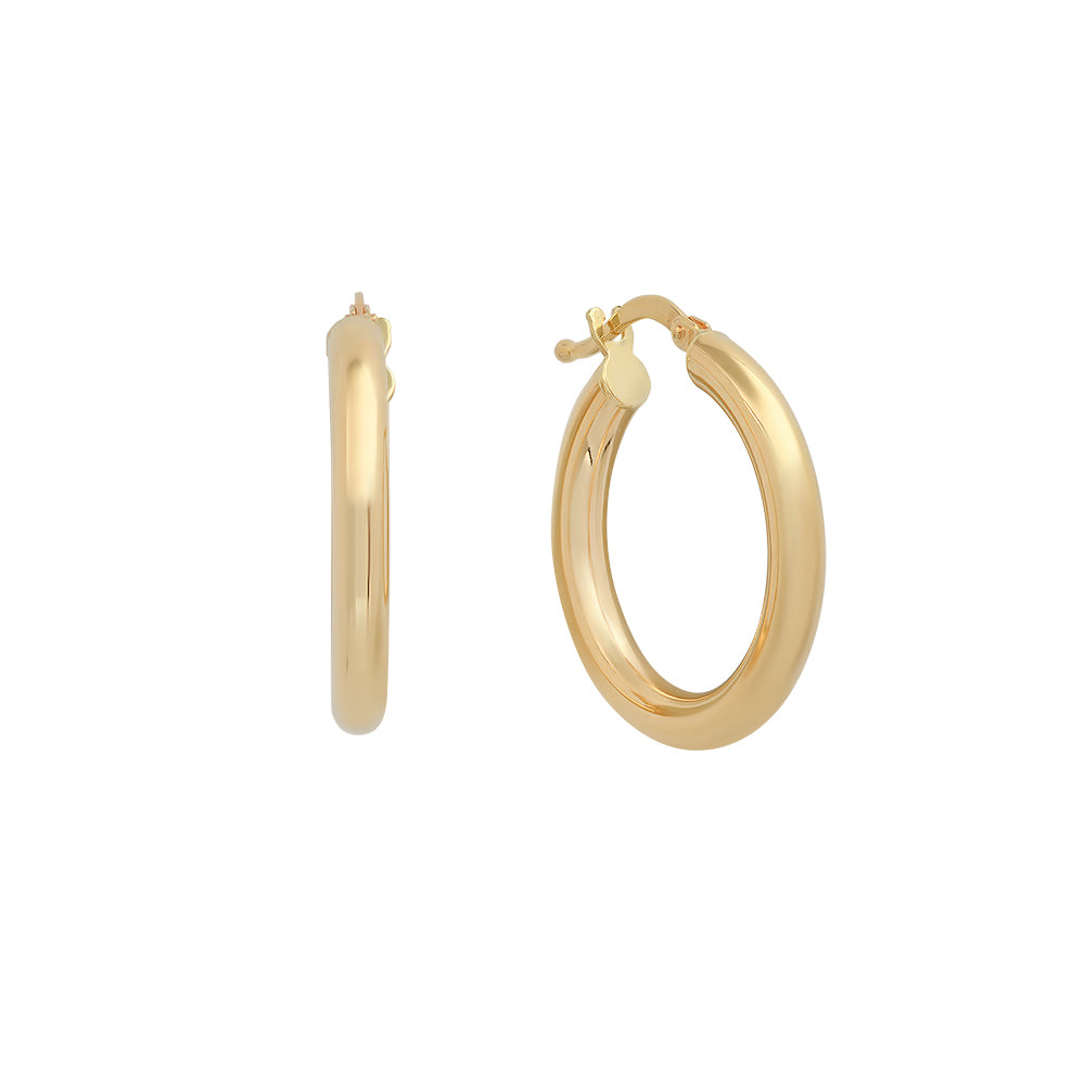 3MM Gold Hoops (3/4 inch)