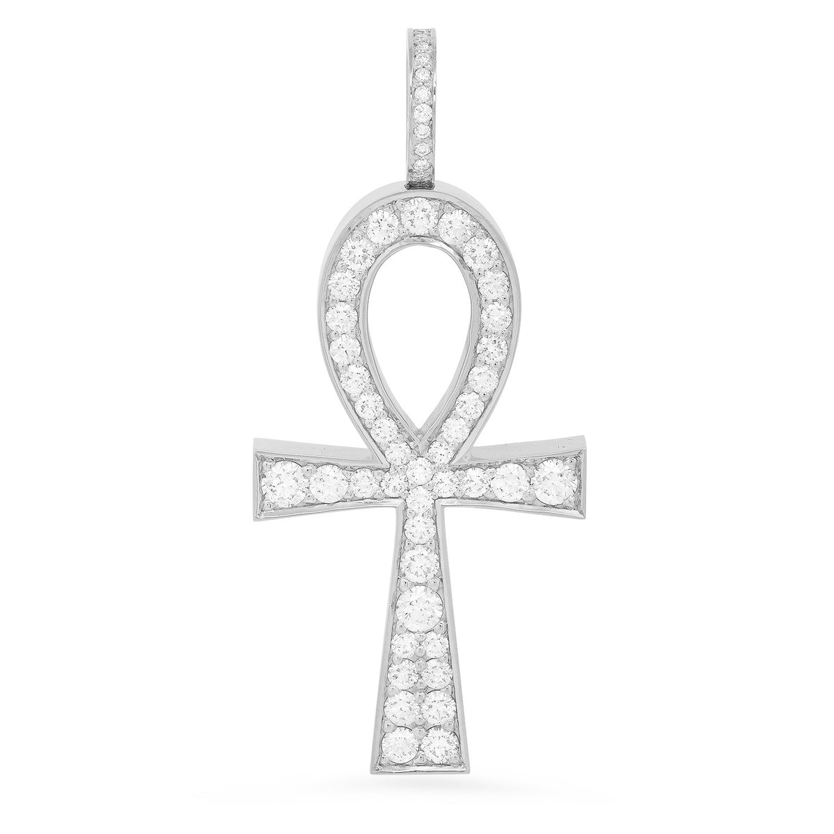 Standard Flooded Diamond Boss Ankh