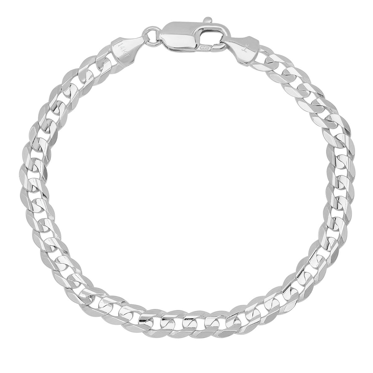 6MM Flat Curb Bracelet - Jacoje