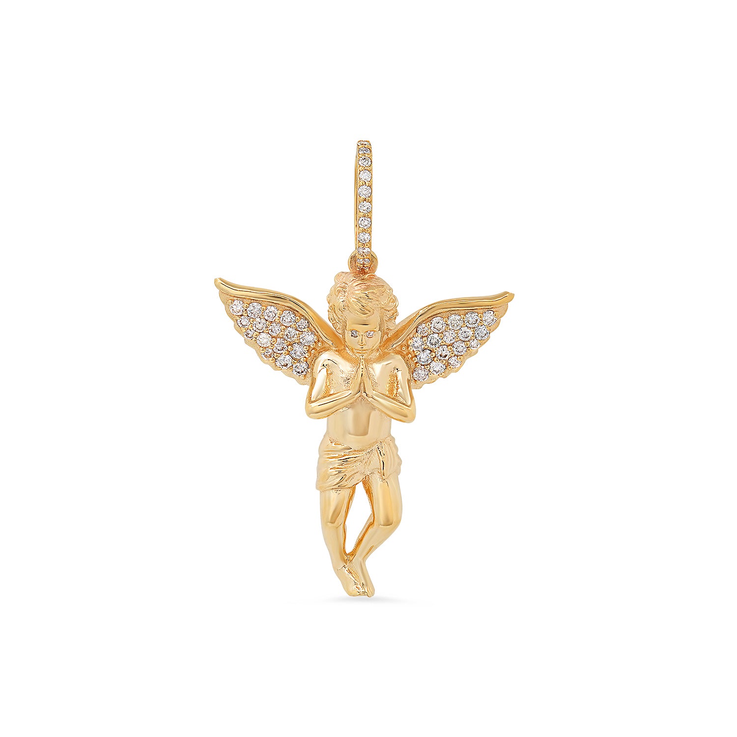 Standard Diamond Angel Pendant