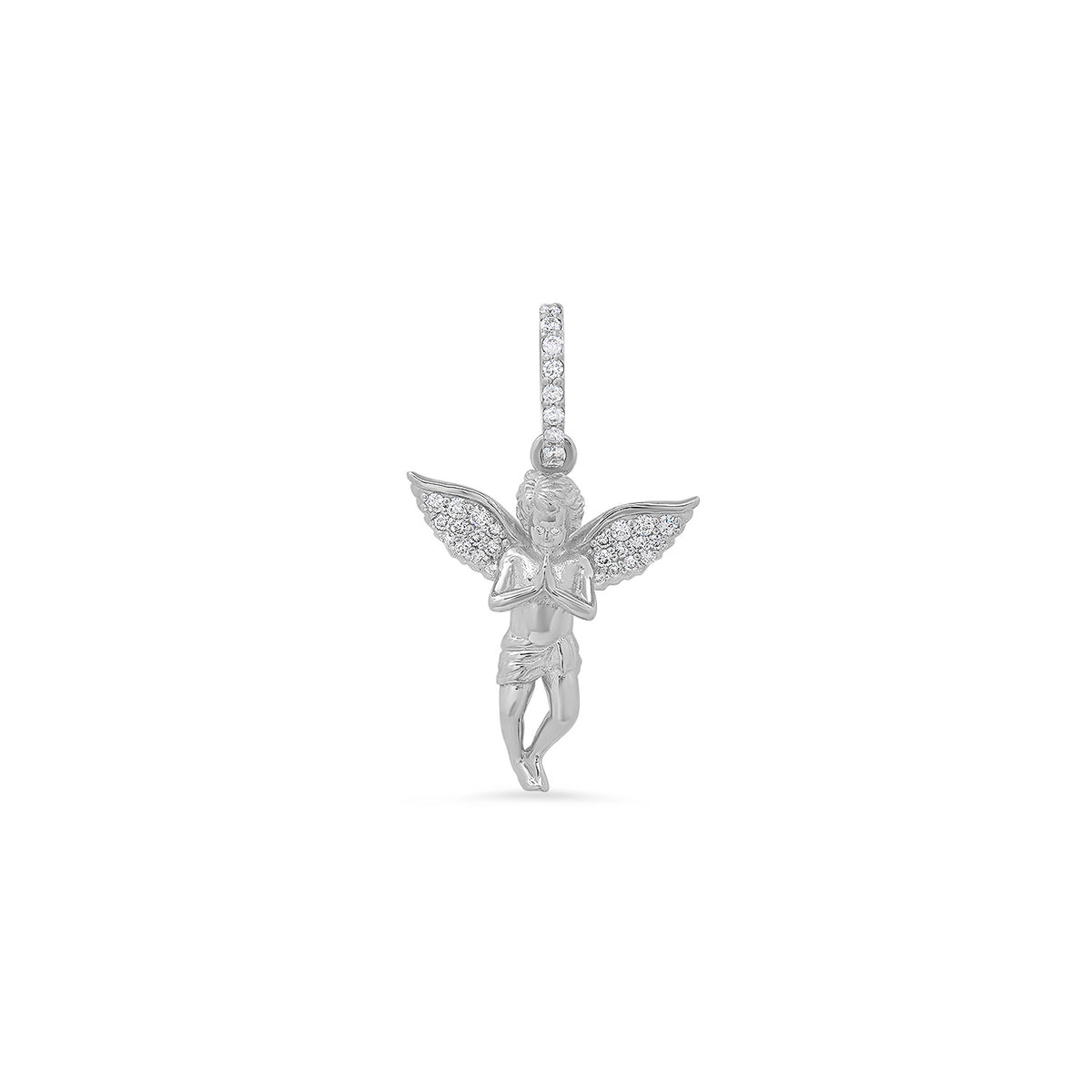 Mini Diamond Angel Pendant
