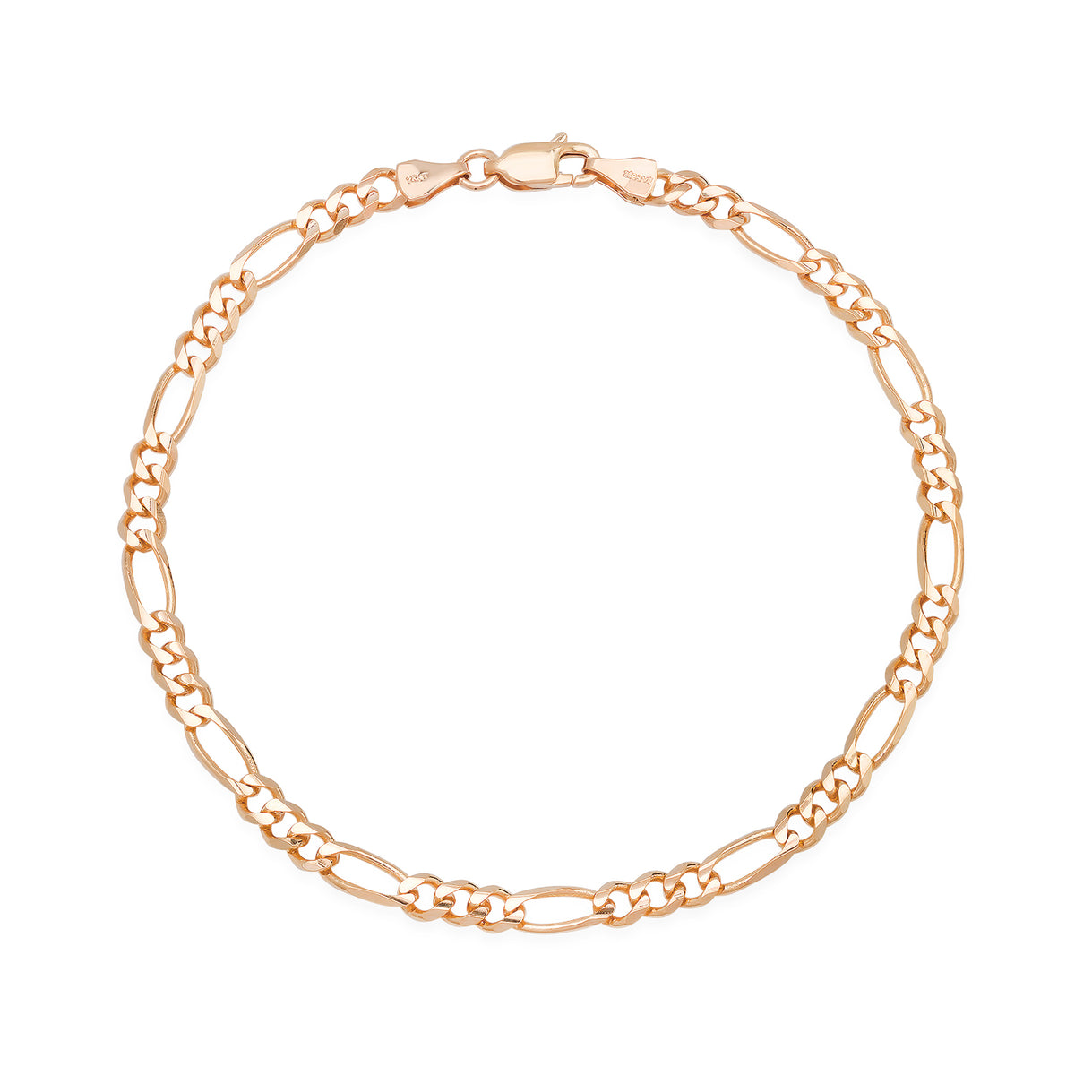 4MM "CLASSIC" Figaro Bracelet