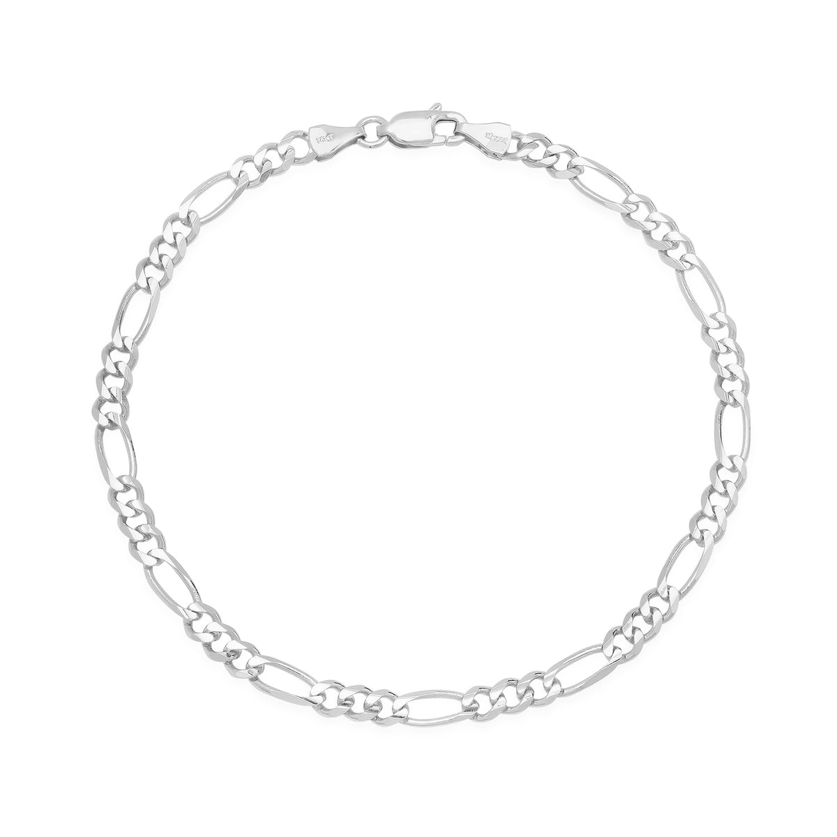 4MM "CLASSIC" Figaro Bracelet
