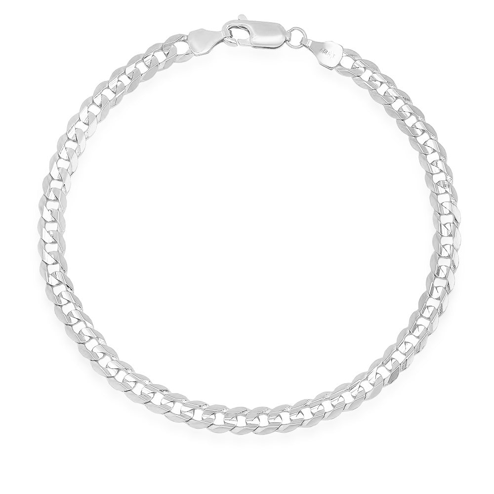 4.5MM Flat Curb Bracelet