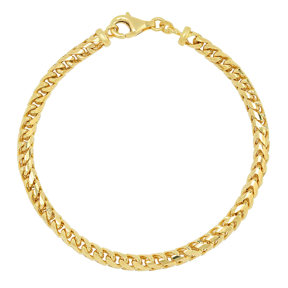 4MM Franco Bracelet (DIAMOND CUT)