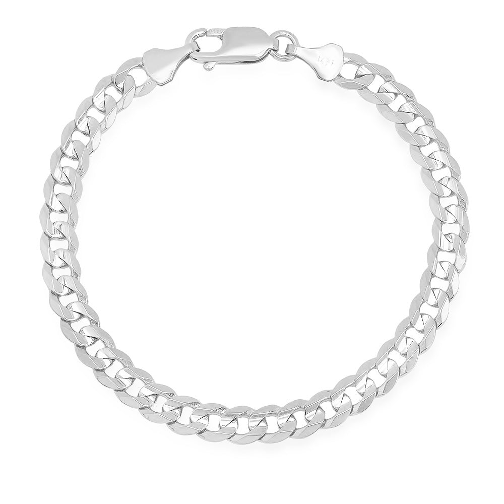 5.5MM Flat Curb Bracelet